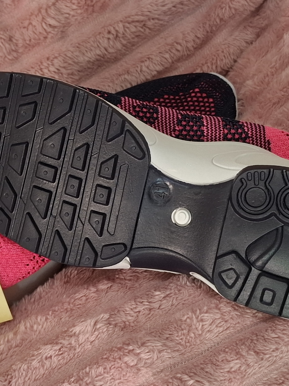 ME Makeover Essentials Women's Pink and Navy Athletic Sneakers - Picture 6 of 8